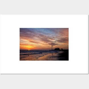 January daybreak on the beach Posters and Art